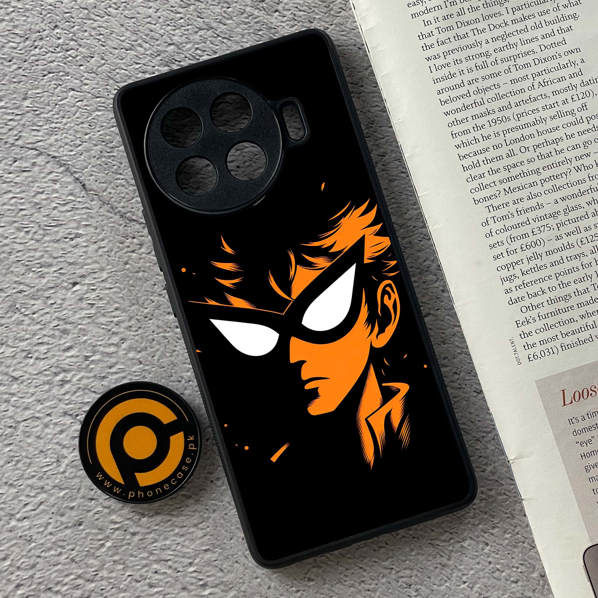 Tecno Spark 20 pro plus - Minimalistic Design Series - Premium Metal Printed soft Bumper shock Proof Case