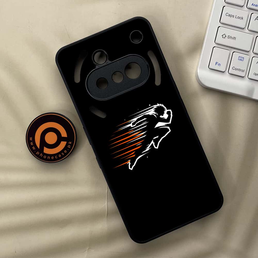 Nothing Phone 3a - Minimalistic Design Series - Premium Metal  Printed soft Bumper shock Proof Case
