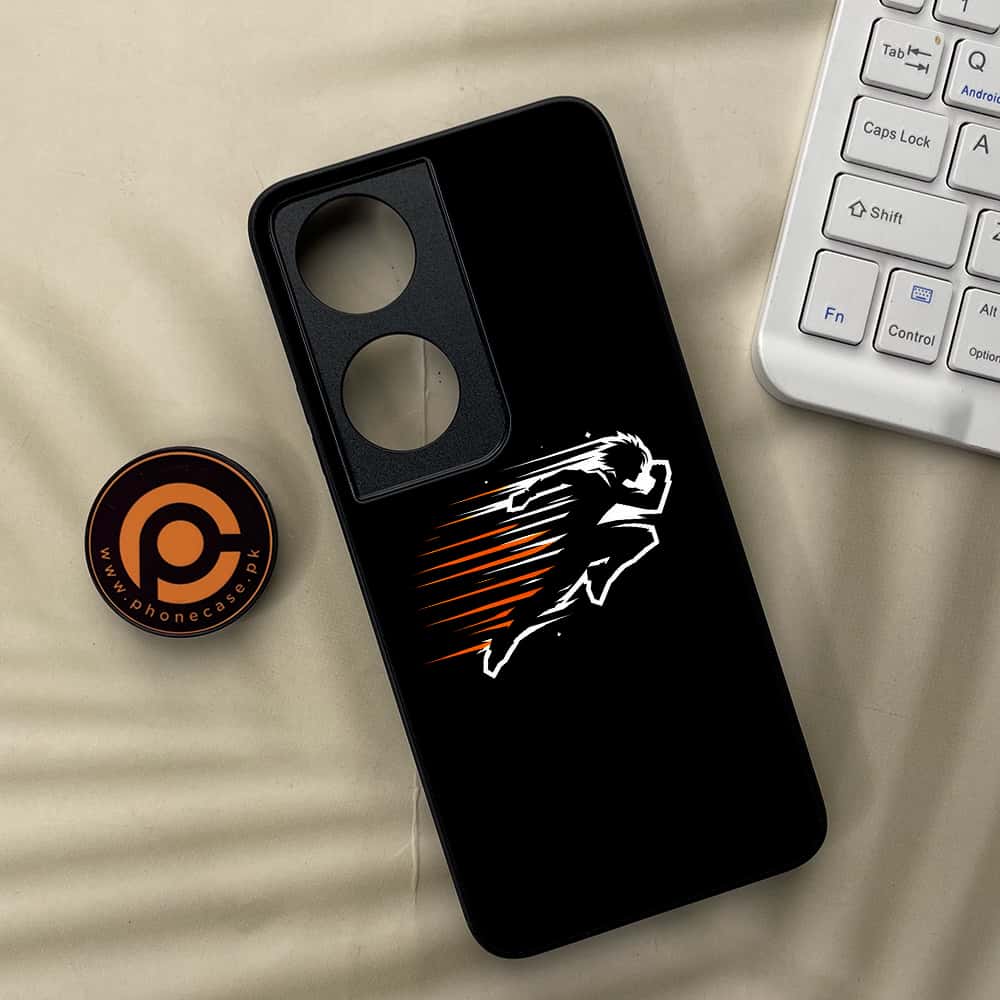 Honor X7b - Minimalistic Design Series - Premium Metal  Printed soft Bumper shock Proof Case