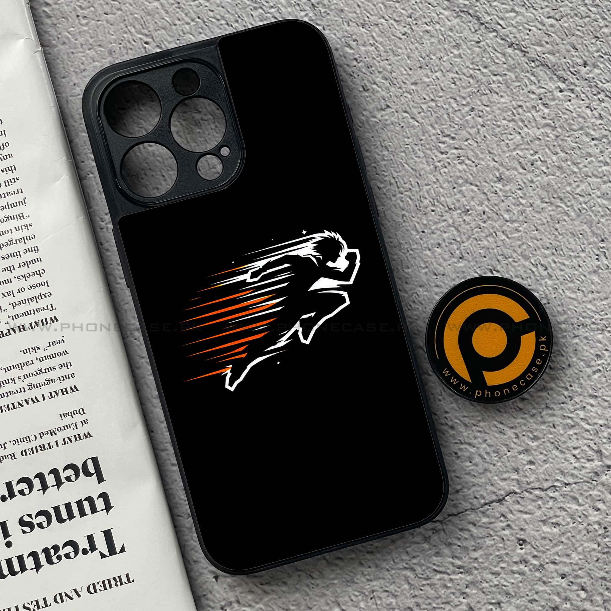 iPhone 15 Pro - Minimalistic Design Series - Premium Metal Printed soft Bumper shock Proof Case