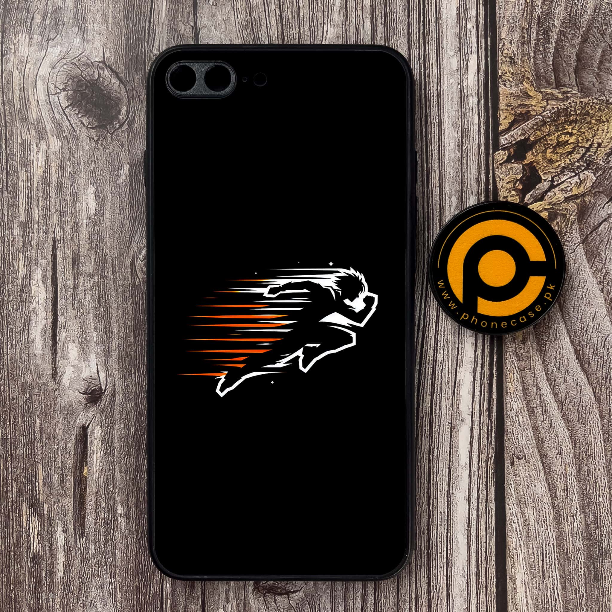 iPhone 7 Plus  - Minimalistic Design Series - Premium Metal Printed soft Bumper shock Proof Case