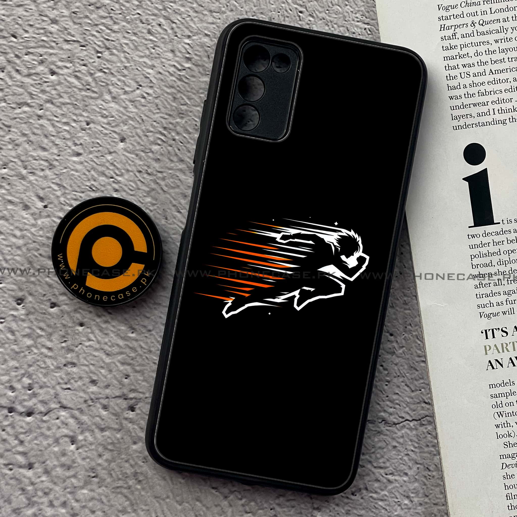 Samsung Galaxy A03s - Minimalistic Design - Premium Printed Metal soft Bumper shock Proof Case