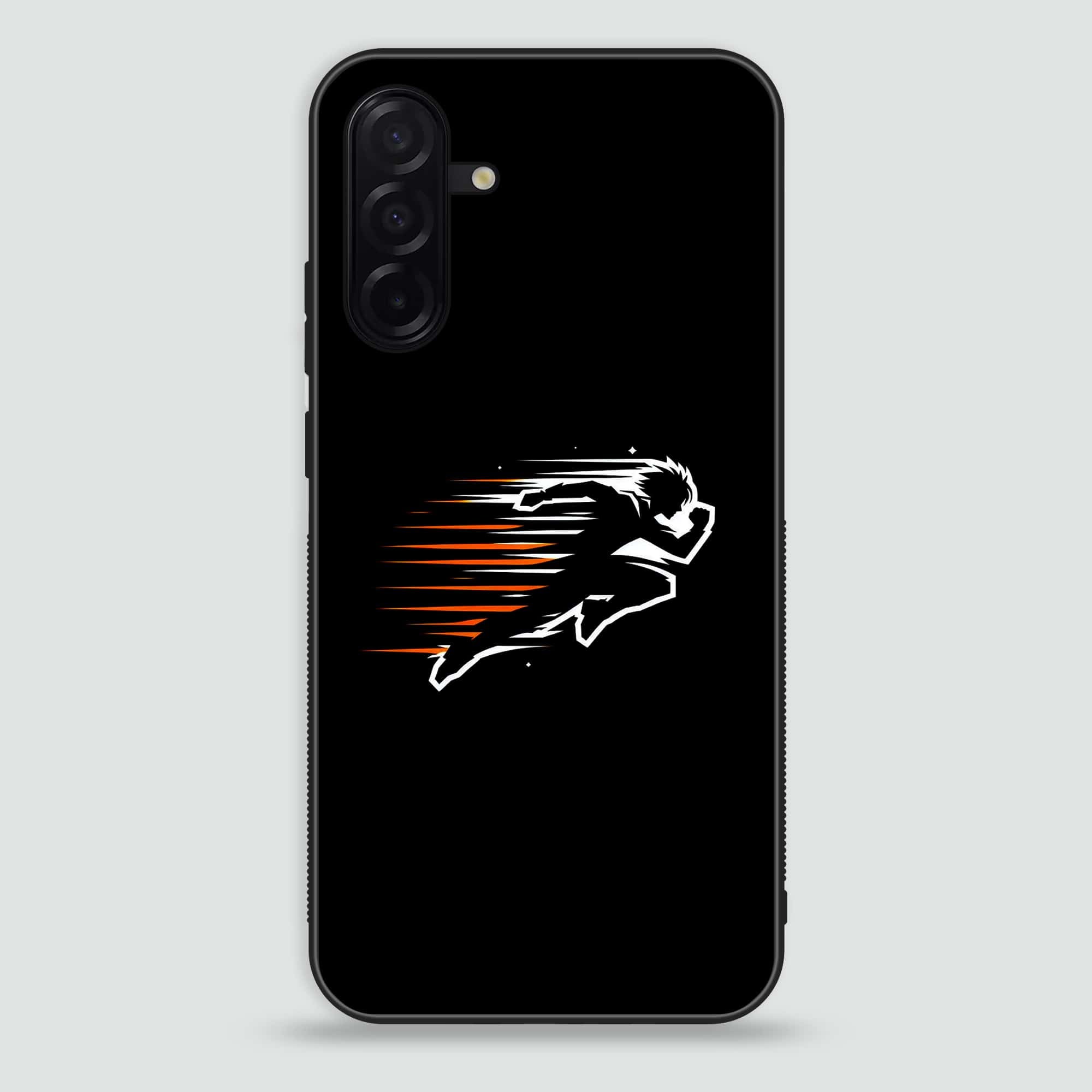 Samsung Galaxy A56 5G - Minimalistic Design Series - Premium Printed Glass soft Bumper shock Proof Case