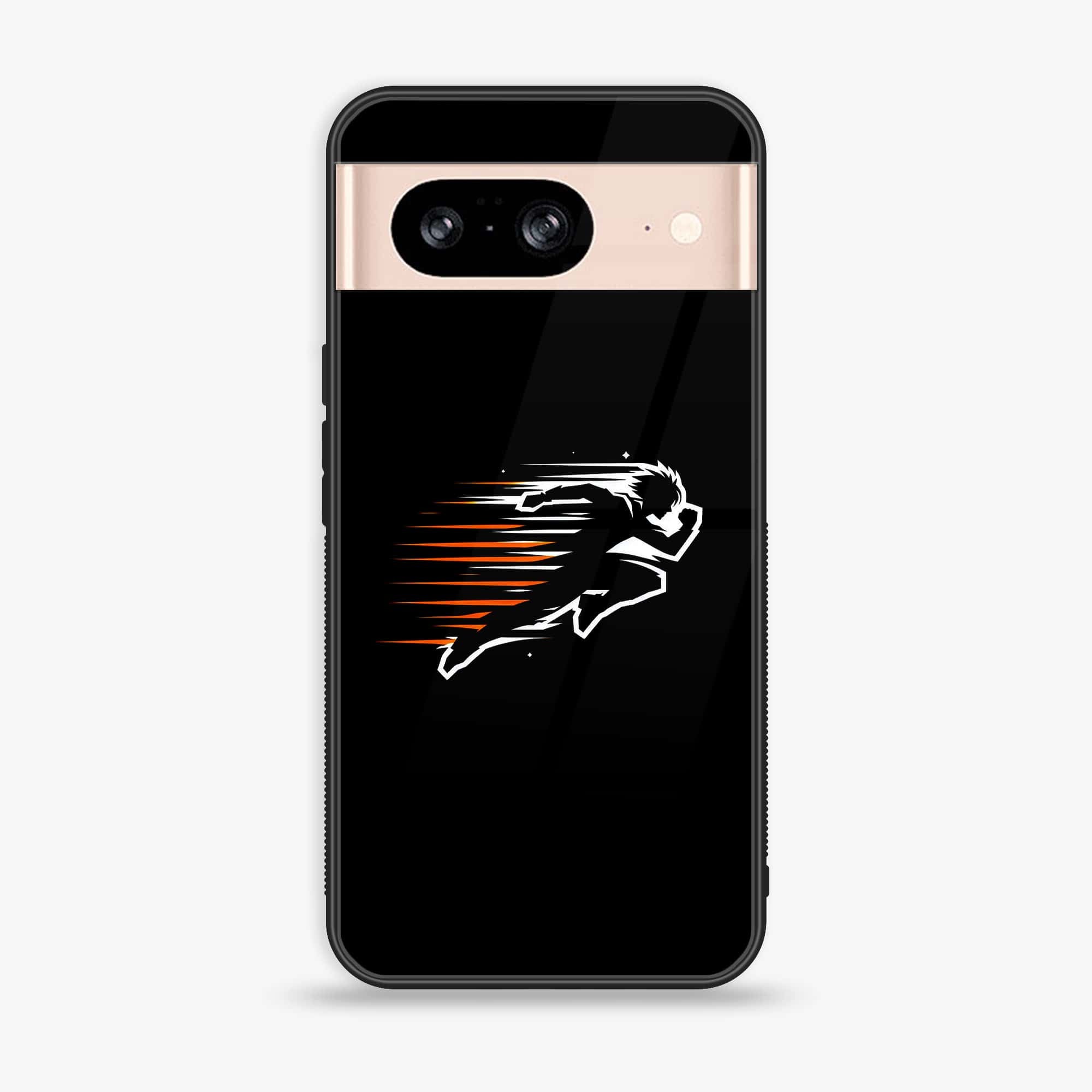 Google Pixel 8 - Minimalistic Design Series - Premium Metal Printed soft Bumper Shock Proof Case