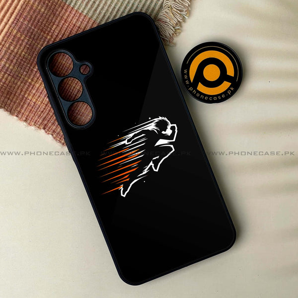Samsung Galaxy S24 FE - Minimalistic  Design 9 - Premium Metal Printed soft Bumper shock Proof Case