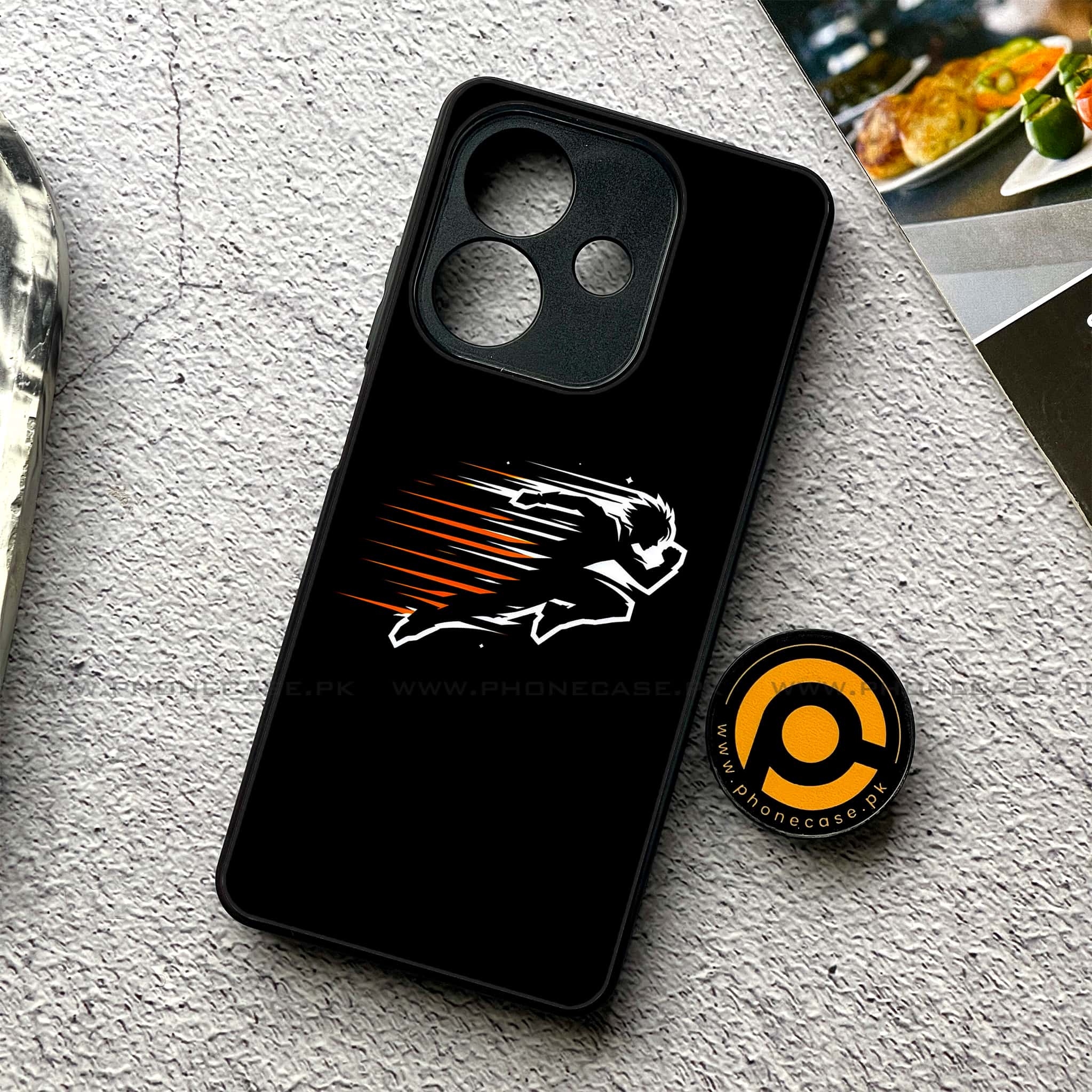 Oppo A3x -  Minimalistic Design - Premium Printed Metal soft Bumper shock Proof Case