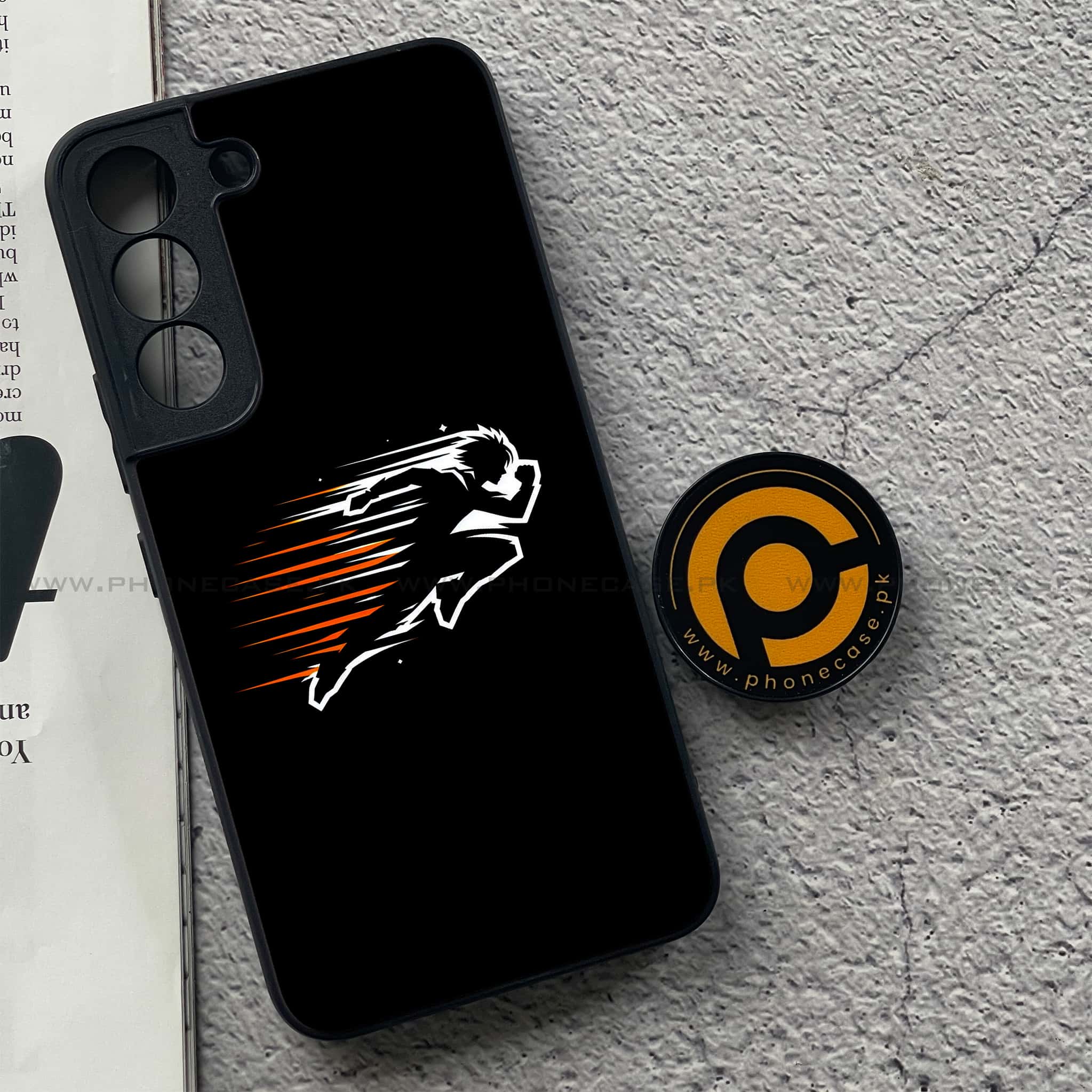 Samsung Galaxy S22 - Minimalistic Design Series - Premium Metal Printed soft Bumper shock Proof Case