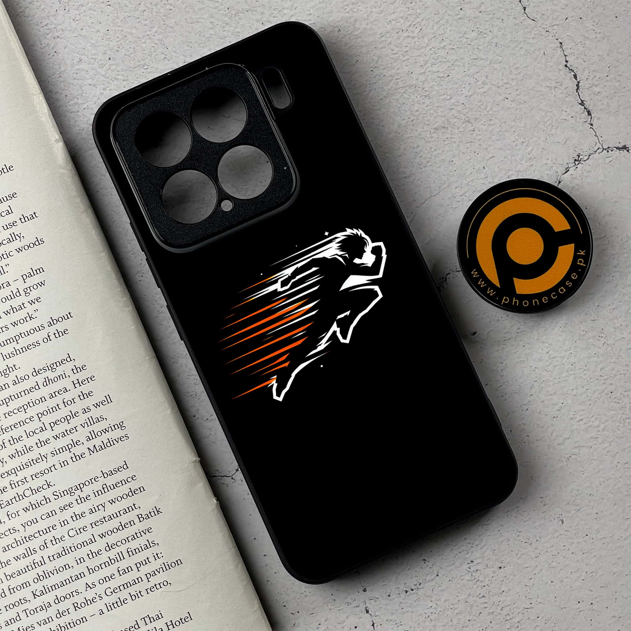Xiaomi 15 - Minimalistic Design - Premium Metal Printed soft Bumper shock Proof Case