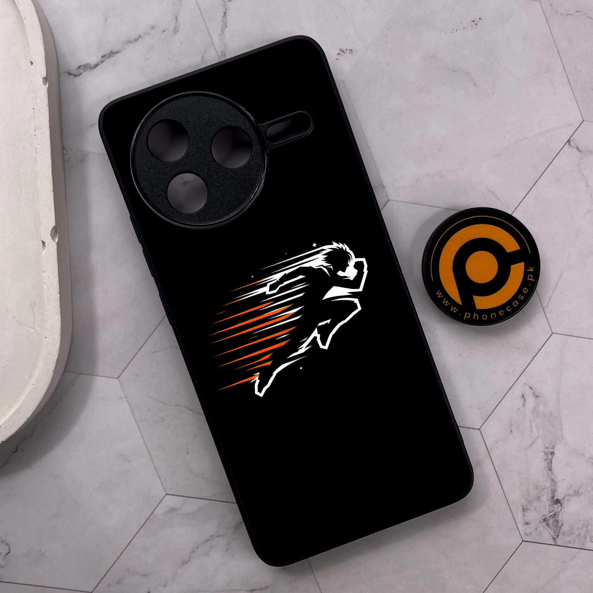 Xiaomi Poco F7 Pro 5G - Minimalistic Design Series - Premium Metal Printed soft Bumper shock Proof Case