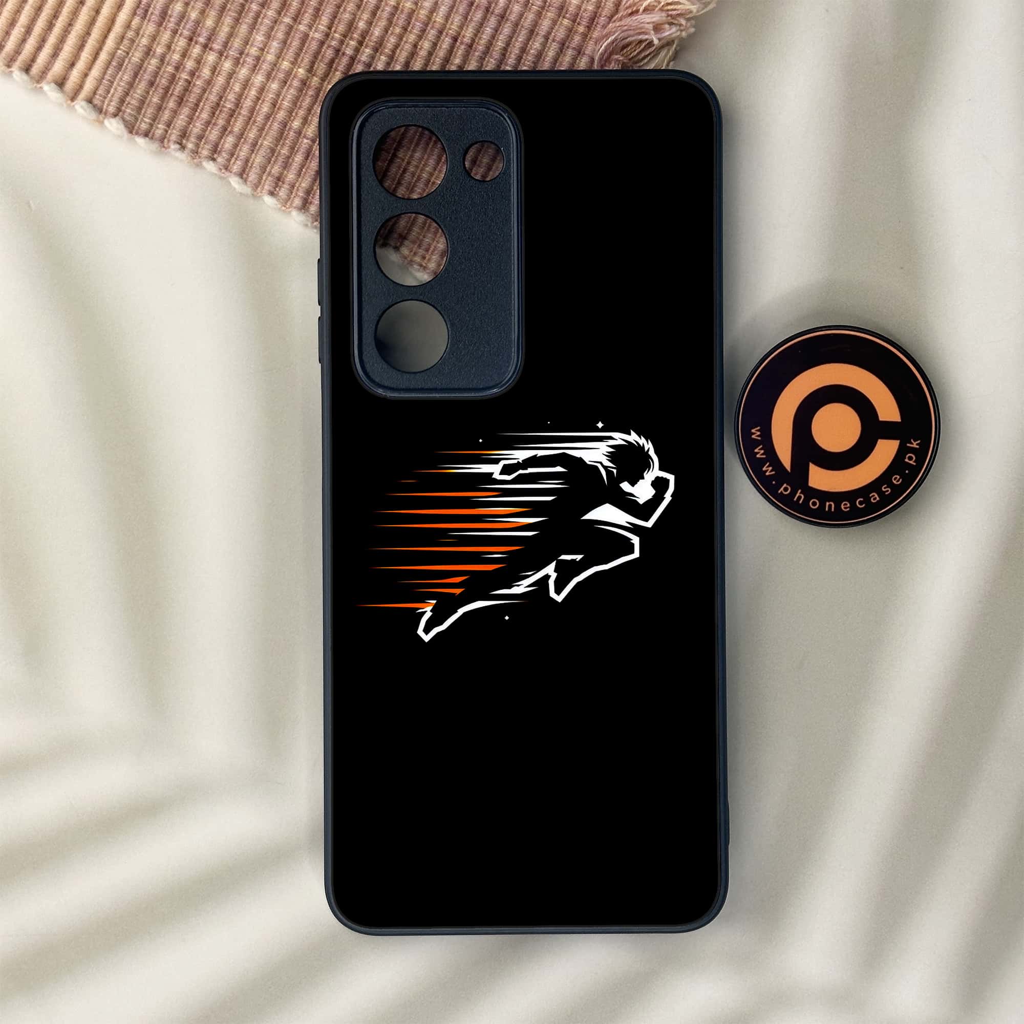 Oppo A5 2025 - Minimalistic Design Series - Premium Metal Printed soft Bumper shock Proof Case