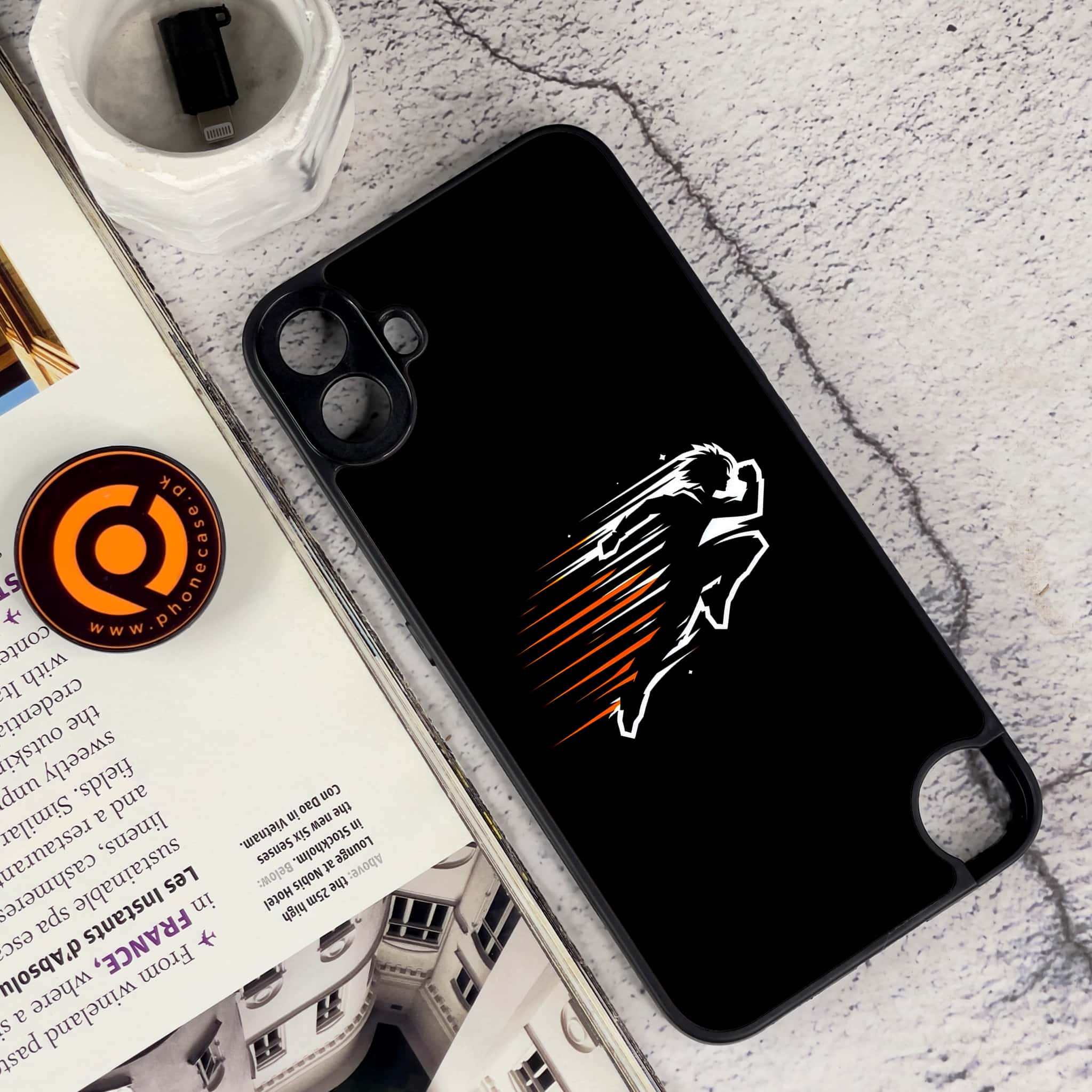 Nothing CMF Phone 1 - Minimalistic Design Series - Premium Metal Printed soft Bumper Shock Proof Case