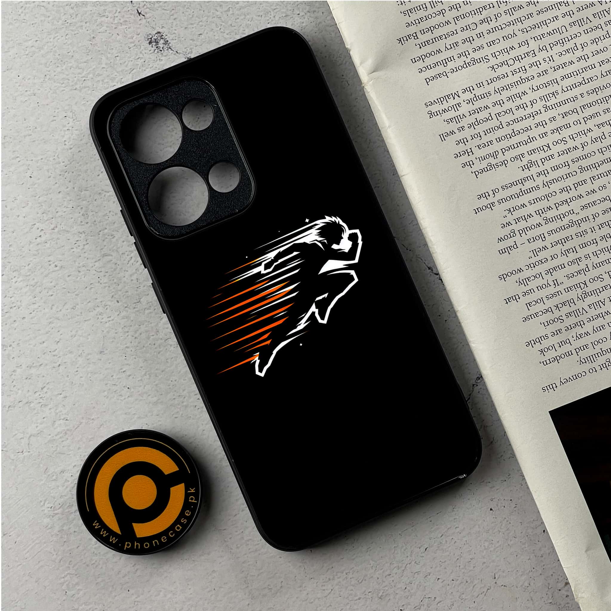 Oppo Reno 13 - Minimalistic Design Series - Premium Metal Printed Soft Bumper Shockproof Case