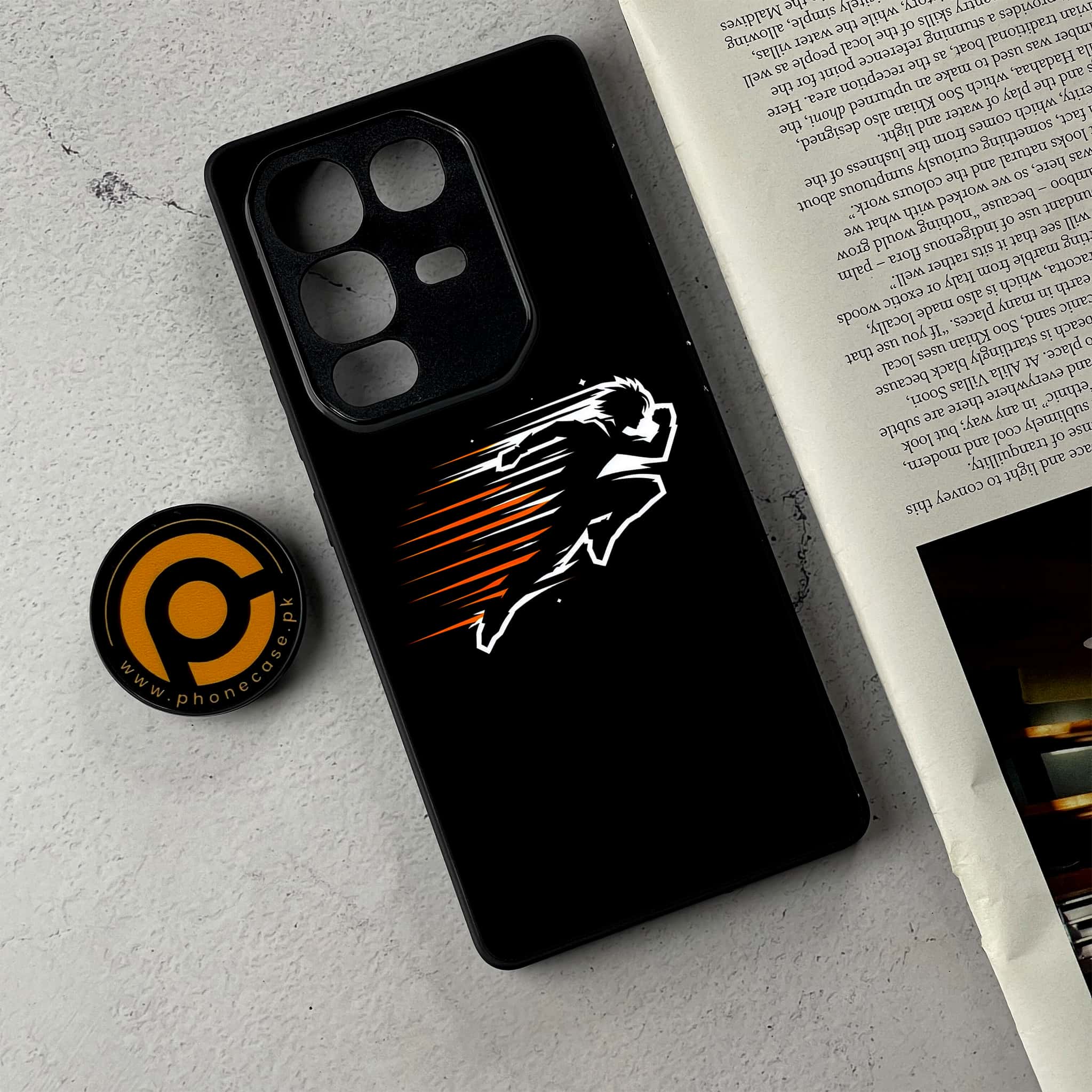 Infinix Note 50 Pro Plus - Minimalistic Design Series - Premium Metal Printed Soft Bumper Shockproof Case