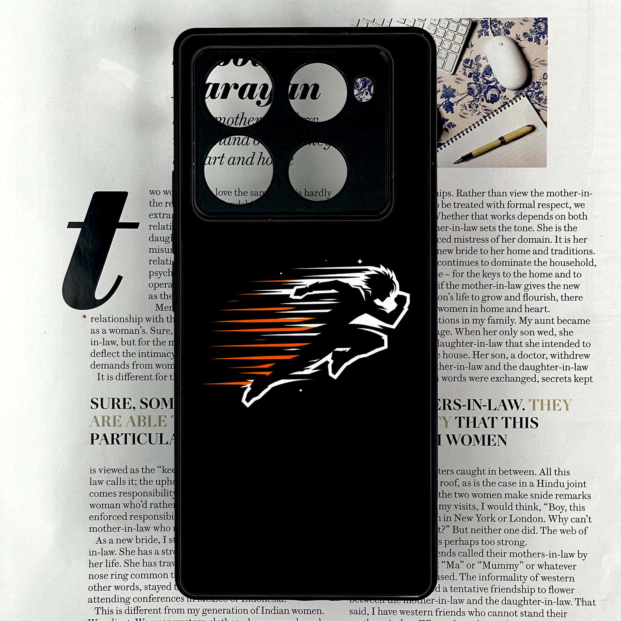 Infinix Note 40 Pro Plus - Minimalistic Design Series - Premium Metal Printed soft Bumper shock Proof Case