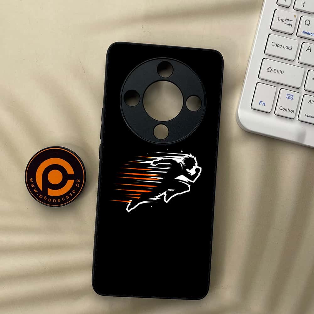 HONOR X9b 5G - Minimalistic Design Series - Premium Metal  Printed soft Bumper shock Proof Case