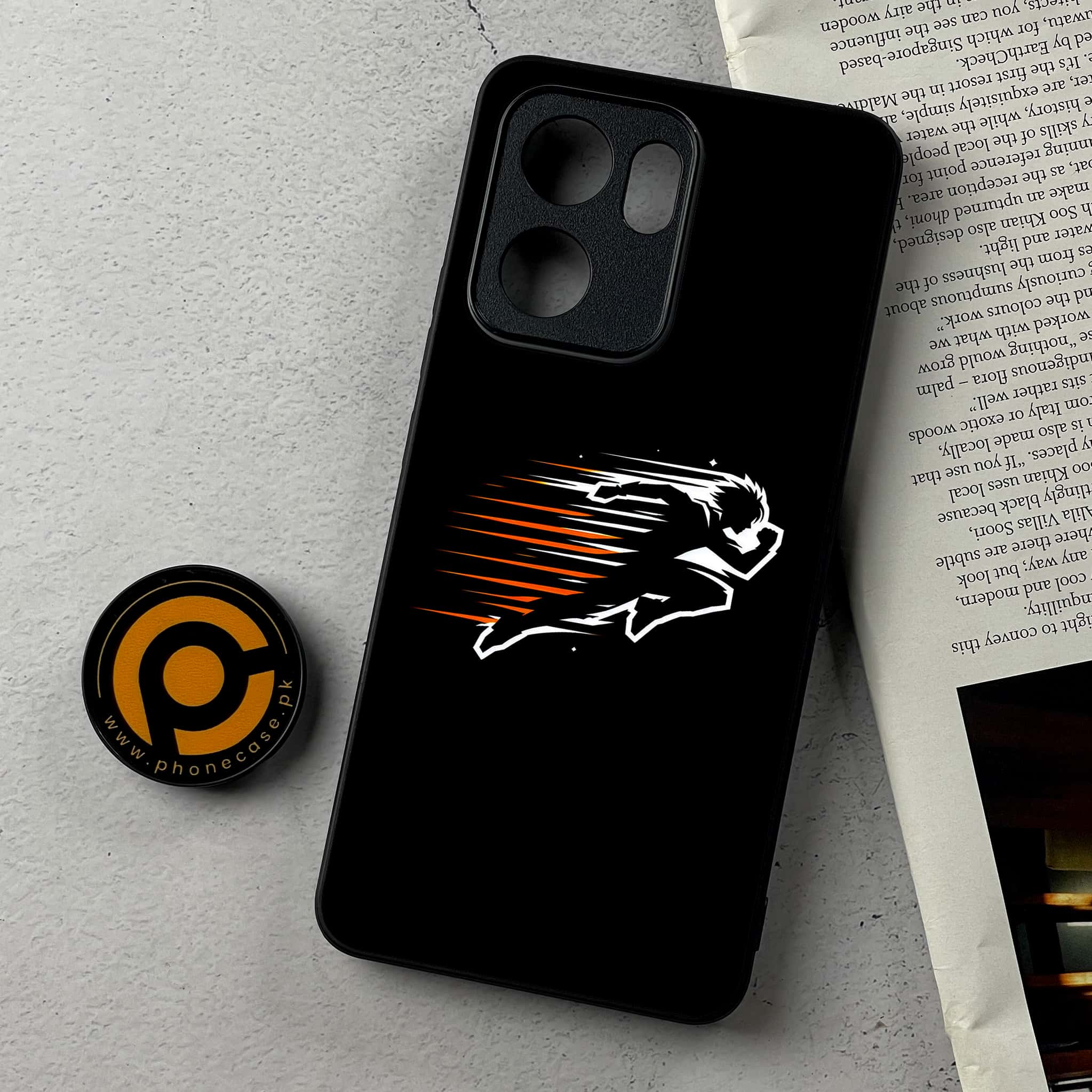 Oppo Reno 14F - Minimalistic Design Series - Premium Metal Printed Soft Bumper Shockproof Case