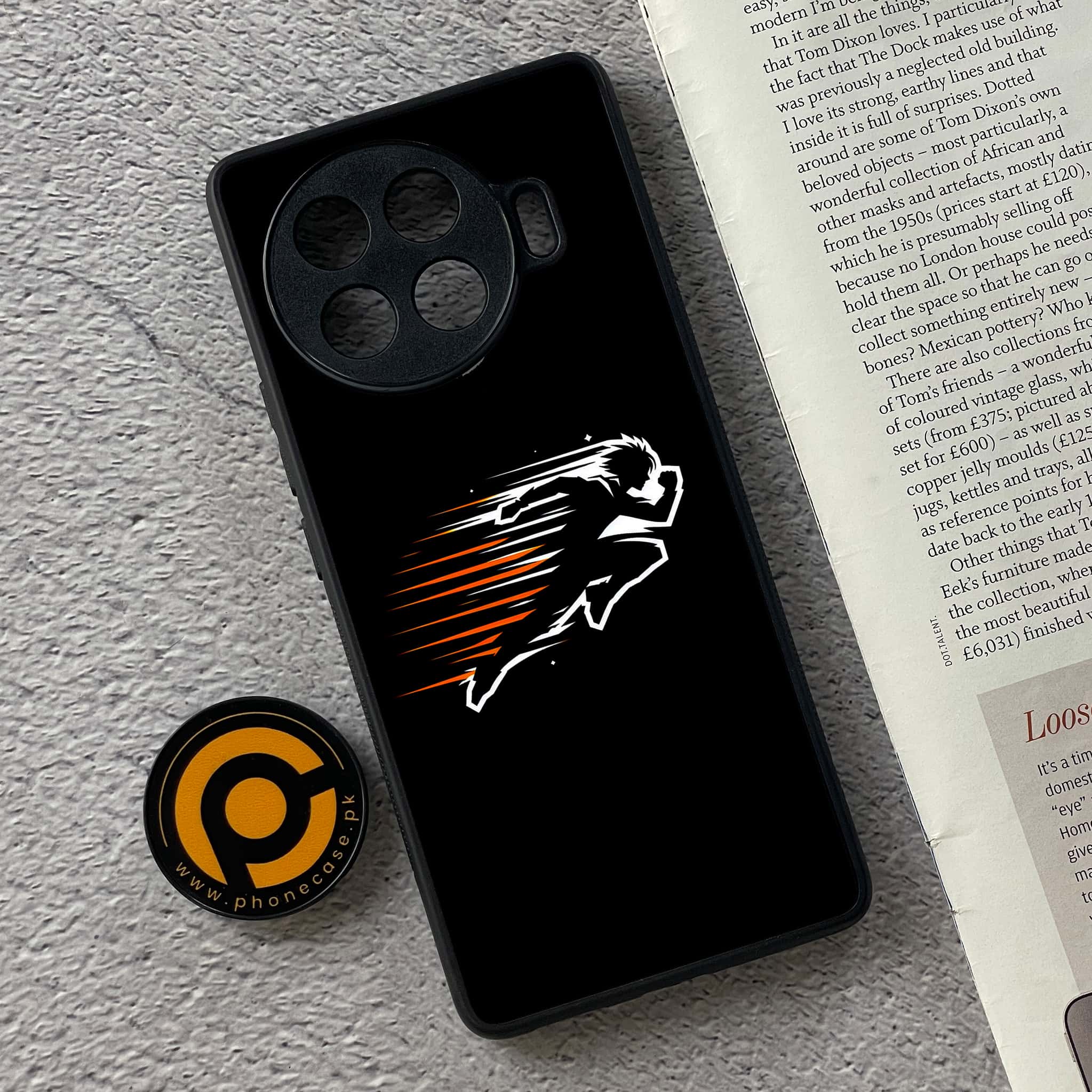 Tecno Spark 20 pro plus - Minimalistic Design Series - Premium Metal Printed soft Bumper shock Proof Case