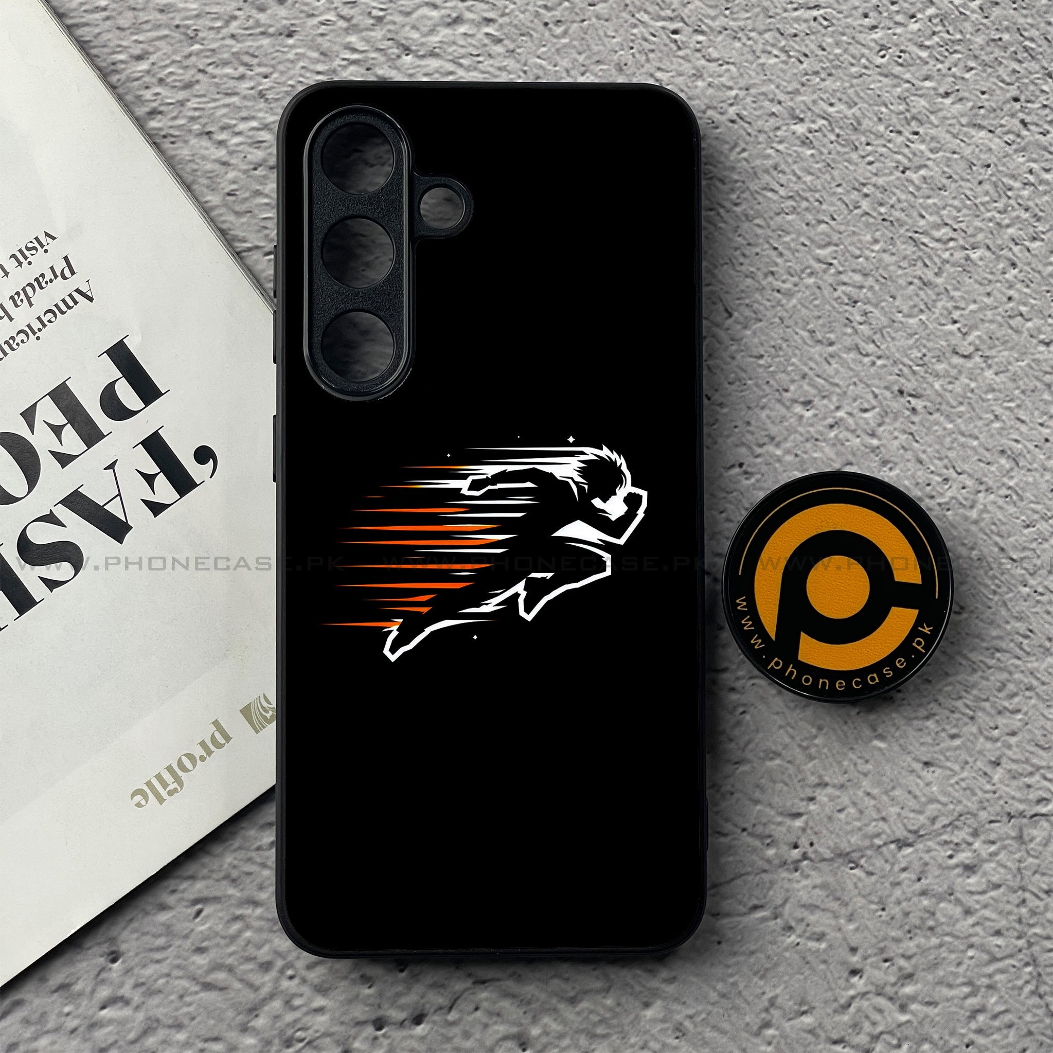 Samsung Galaxy S25 FE - Minimalistic Design Series - Premium Metal Printed soft Bumper shock Proof Case