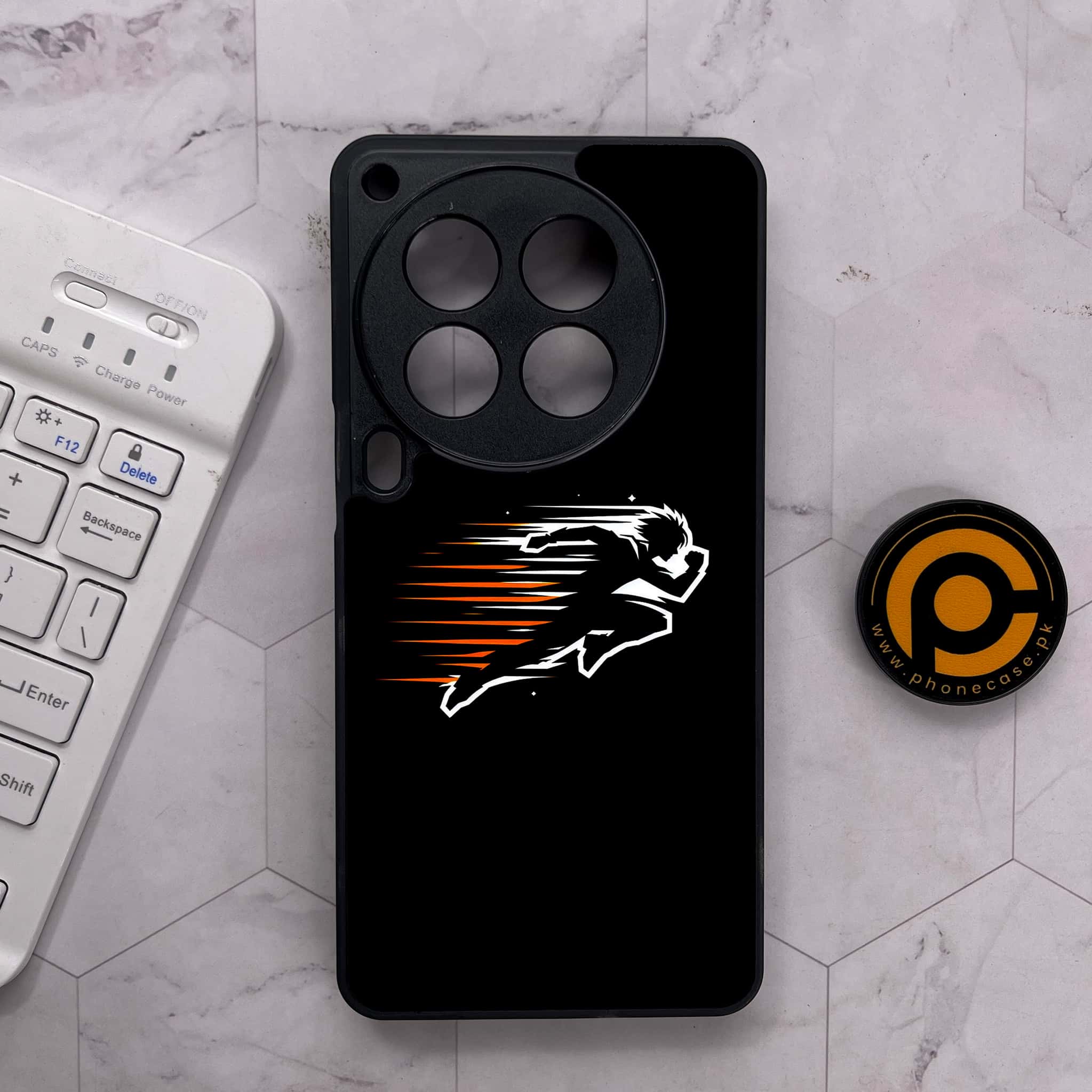 Tecno Camon 30 Premier - Minimalistic Design Series - Premium Metal Printed soft Bumper shock Proof Case