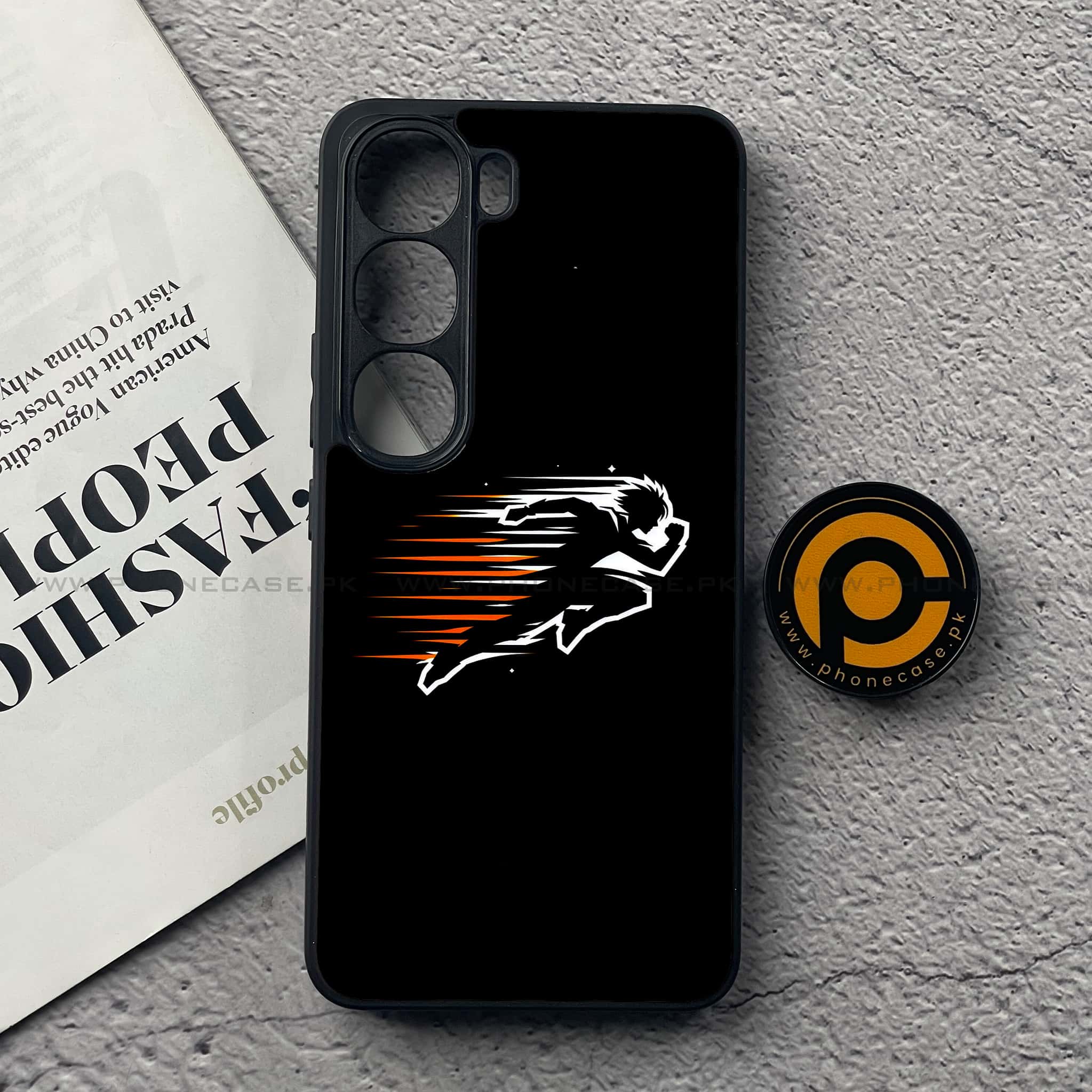 Vivo Y200 4G - Minimalistic Design Series - Premium Metal Printed soft Bumper Shock Proof Case