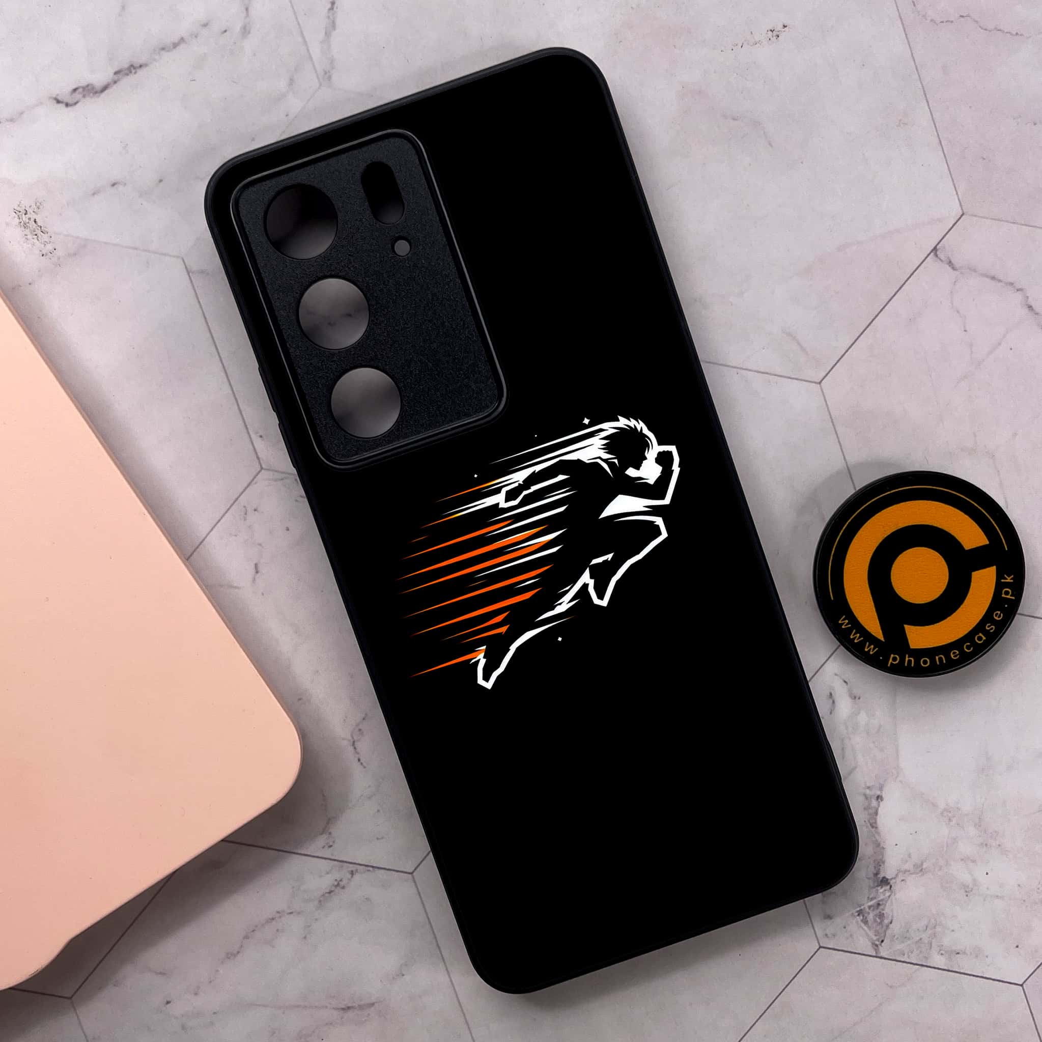 Realme C75x 4G - Minimalistic Design Series - Premium Metal Printed soft Bumper shock Proof Case