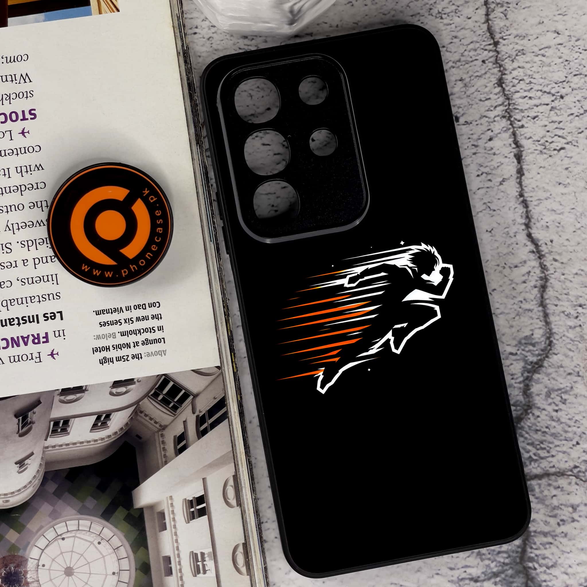 Vivo Y29 4G - Minimalistic Design Series - Premium Metal Printed soft Bumper Shock Proof Case