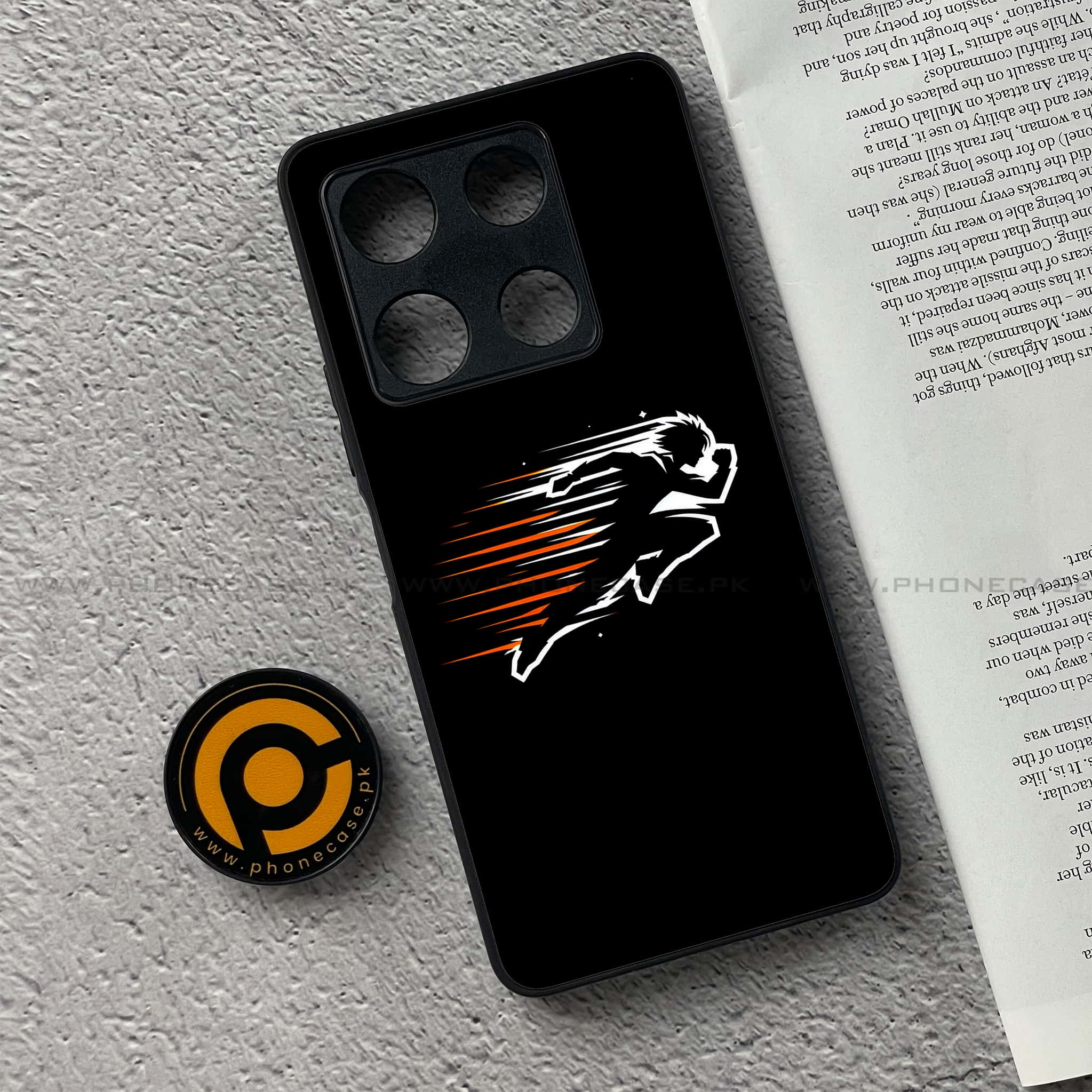 Infinix Note 30 Pro - Minimalistic Design Series - Premium Metal Printed soft Bumper shock Proof Case