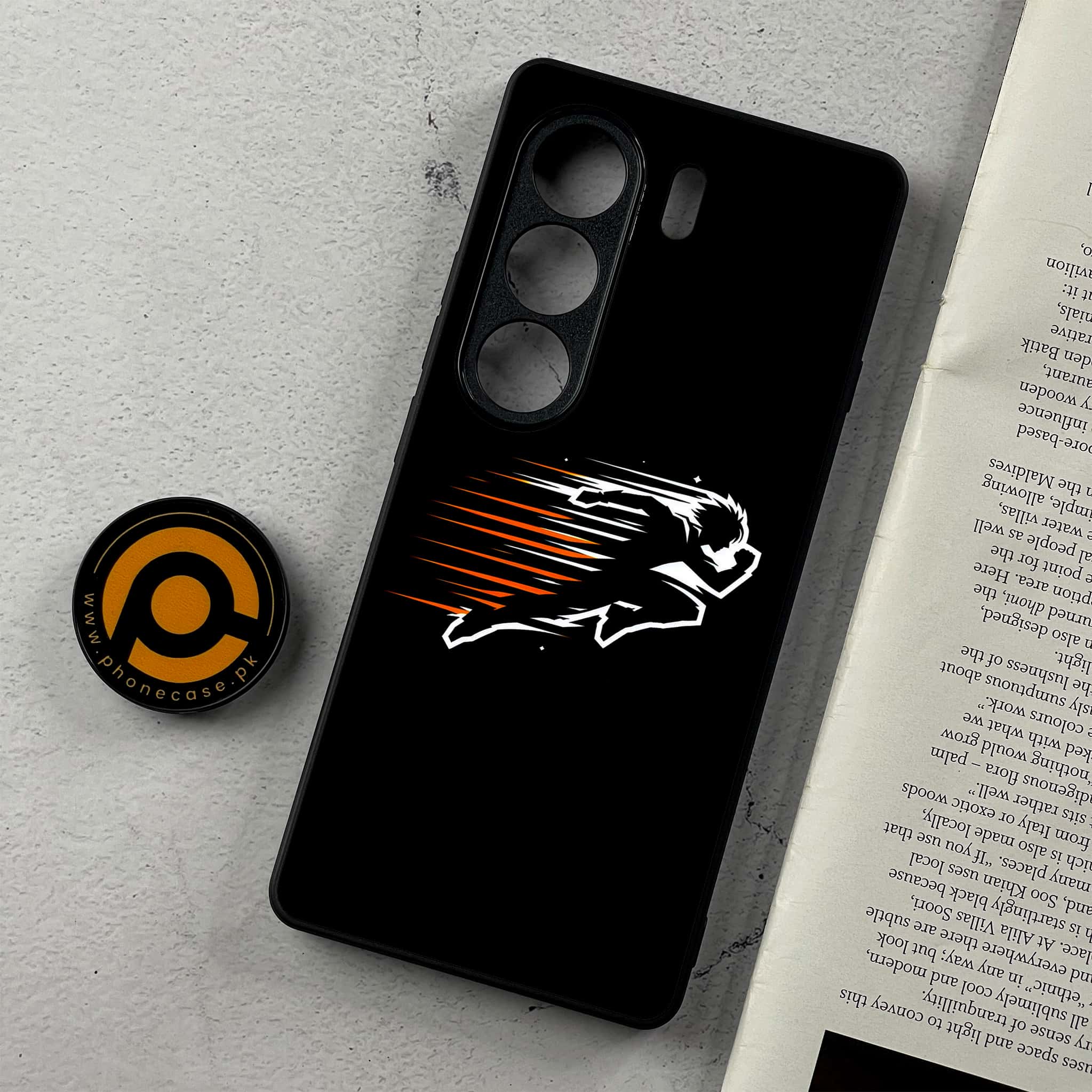Tecno Camon 40 - Minimalistic Design Series - Premium Metal Printed Soft Bumper Shockproof Case