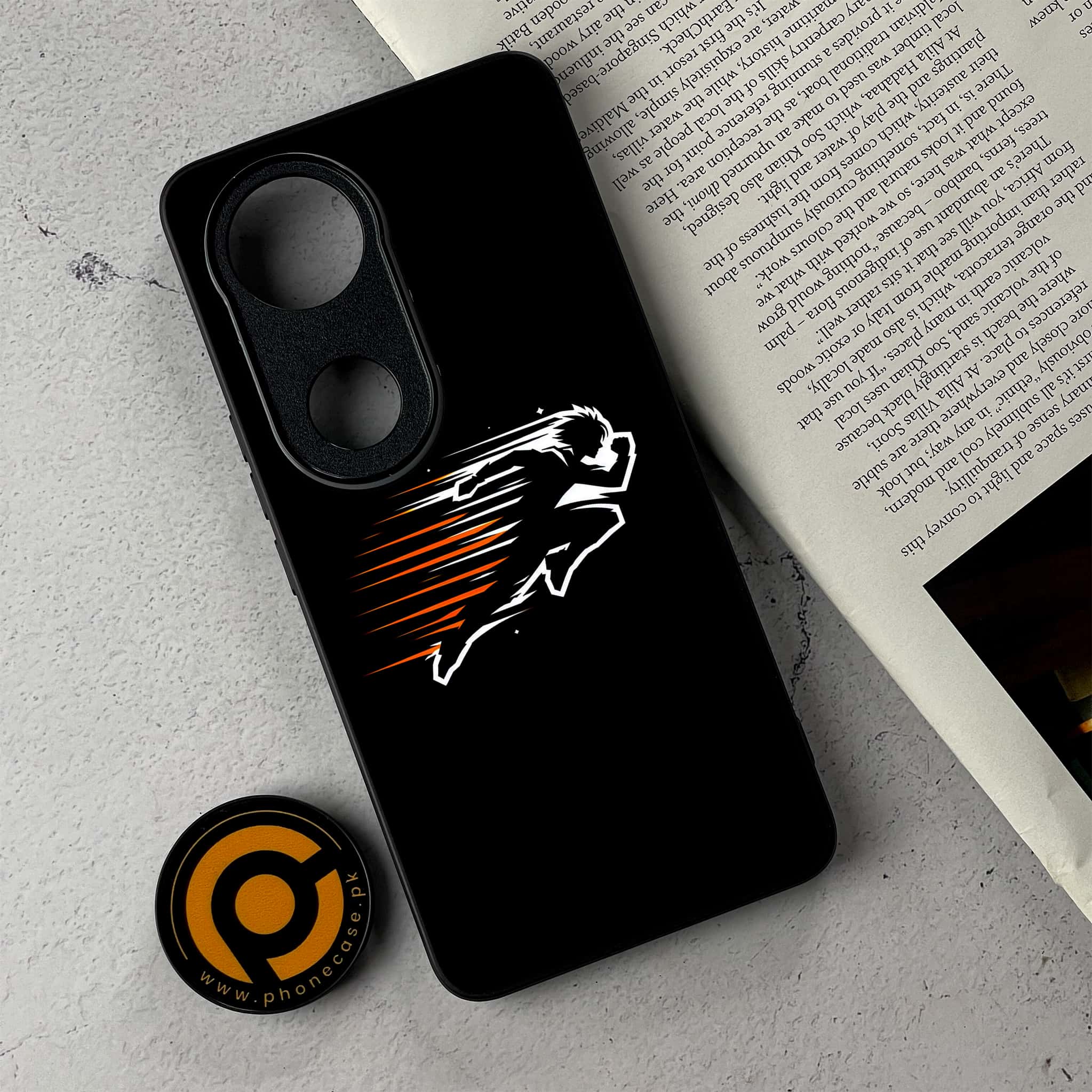 Vivo V50 -  Minimalistic Design  - Premium Metal Printed Soft Bumper Shockproof Case
