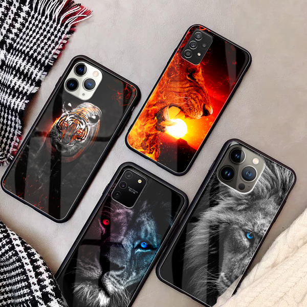 Tiger Series - HQ Ultra Shine Premium Metal Phone Case All Models