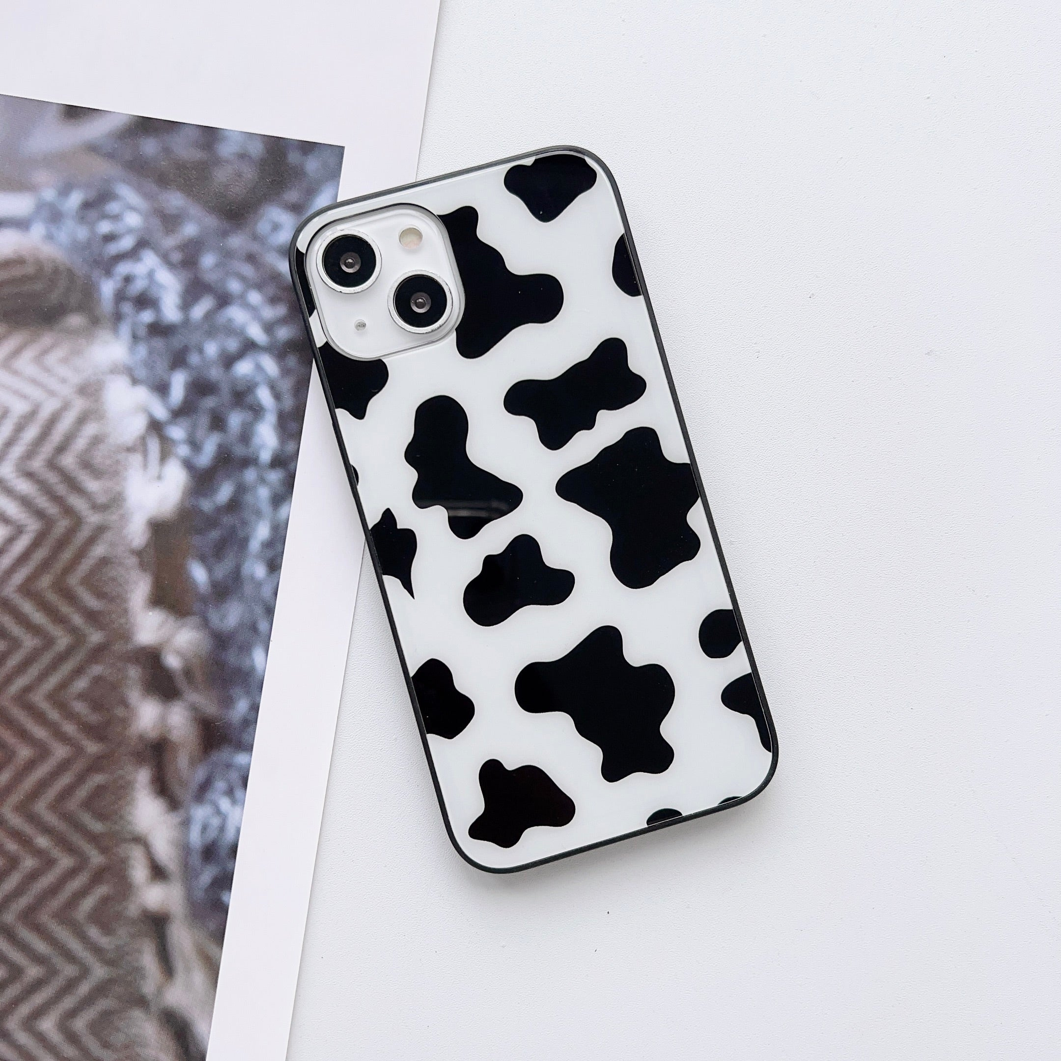 Moo Moo Pattern Metal Case For All Model