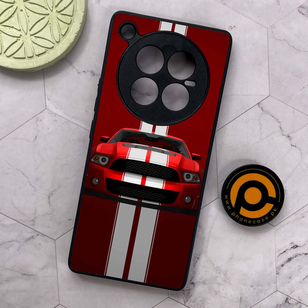 Infinix Zero 40 5G - Muscle Racing Car - Premium Metal Printed soft Bumper shock Proof Case