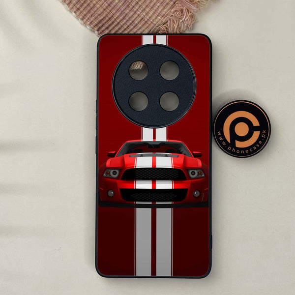 Honor X9c 5G - Muscle Racing Car - Premium Metal Printed soft Bumper shock Proof Case