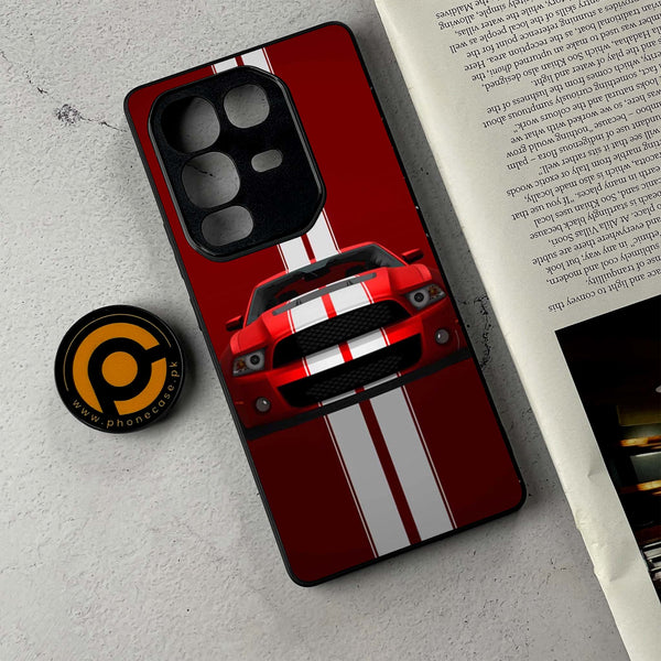 Infinix Note 50 Pro Plus - Muscle Racing Car - Premium Metal Printed Soft Bumper Shockproof Case