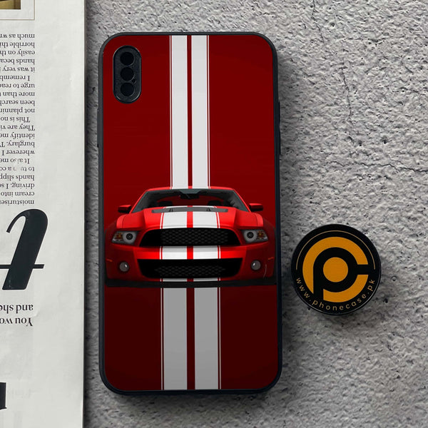 iPhone XS Max - Muscle Racing Car - Premium Metal Printed soft Bumper shock Proof Case