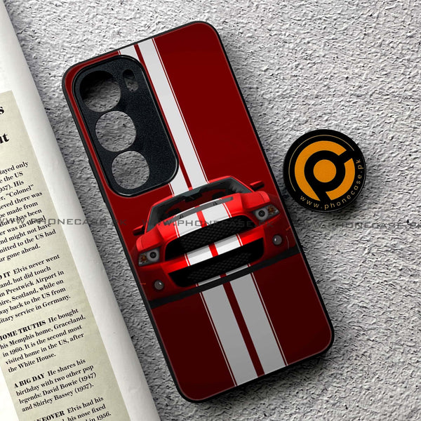 Vivo Y19s Pro - Muscle Racing Car - Premium Metal Printed soft Bumper shock Proof Case