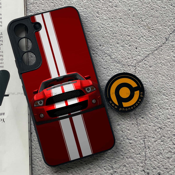 Samsung Galaxy S22 - Muscle Racing Car - Premium Metal Printed soft Bumper shock Proof Case