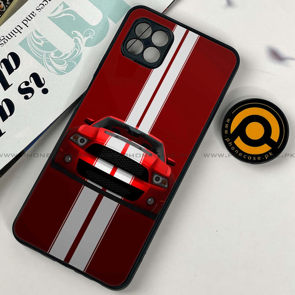 Samsung Galaxy A22 - Muscle Racing Car - Premium Printed Metal soft Bumper shock Proof Case