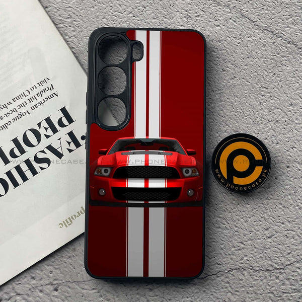 Vivo Y200 4G - Muscle Racing Car - Premium Metal Printed soft Bumper Shock Proof Case