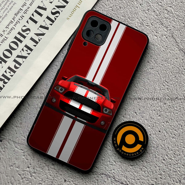 Samsung Galaxy A12 - Muscle Racing Car - Premium Printed Glass Case