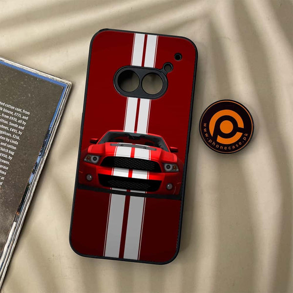 Nothing Phone (2a) - Muscle Racing Car - Premium Metal Printed soft Bumper Shock Proof Case