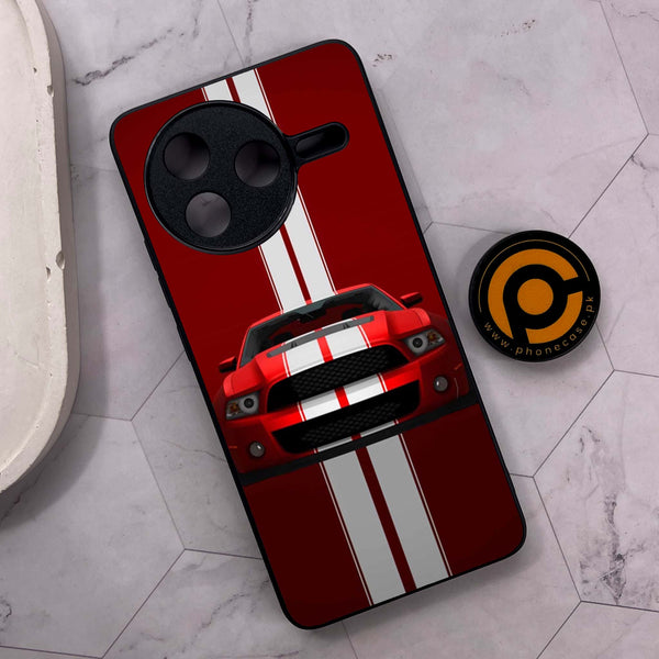 Xiaomi Poco F7 Pro 5G - Muscle Racing Car - Premium Metal Printed soft Bumper shock Proof Case