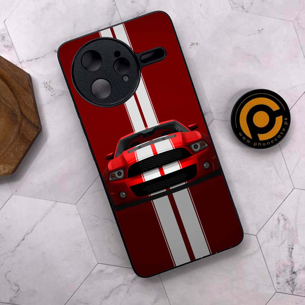 Xiaomi Poco F7 Ultra 5G - Muscle Racing Car - Premium Metal Printed soft Bumper shock Proof Case