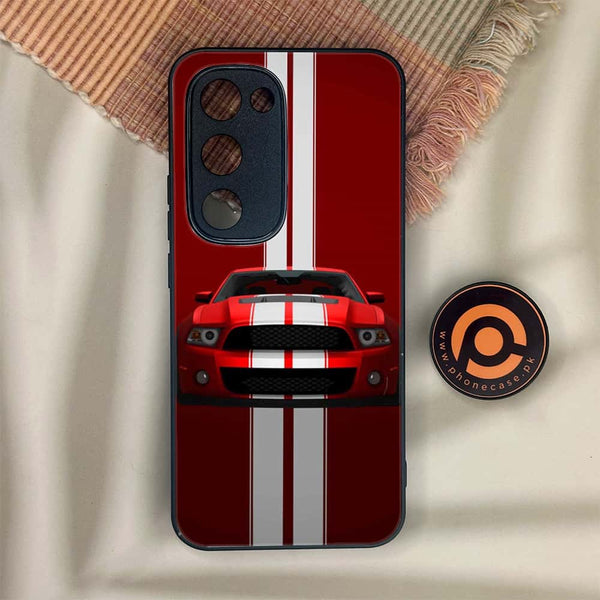 Tecno Spark 40 Pro Plus - Muscle Racing Car - Premium Metal Printed soft Bumper shock Proof Case