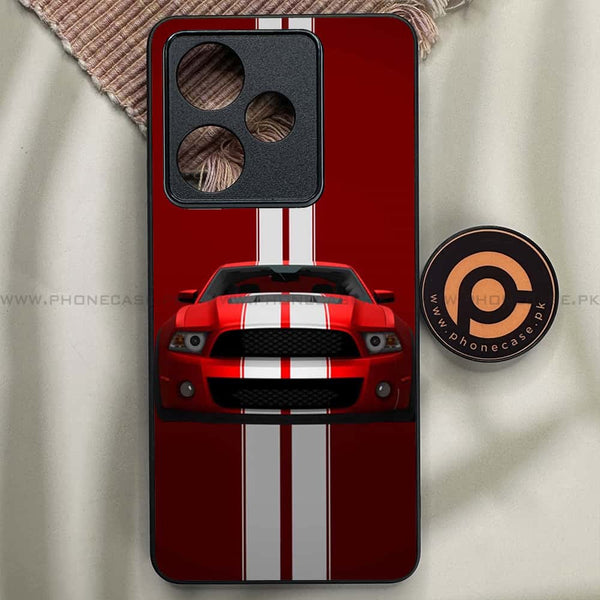 Realme GT 7 - Muscle Racing Car - Premium Metal Printed soft Bumper shock Proof Case
