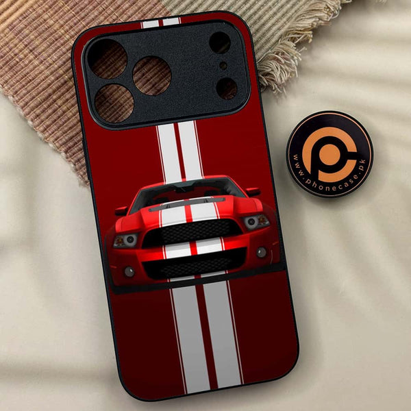 iPhone 17 Pro Max - Muscle Racing Car - Premium Metal Printed soft Bumper shock Proof Case