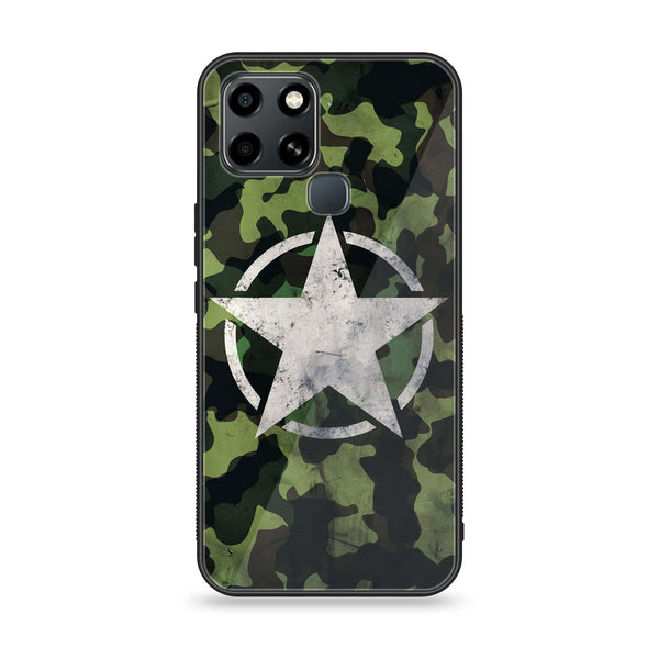 Infinix Smart 6 - NDCOM -  Premium Printed Metal soft Bumper shock Proof Case