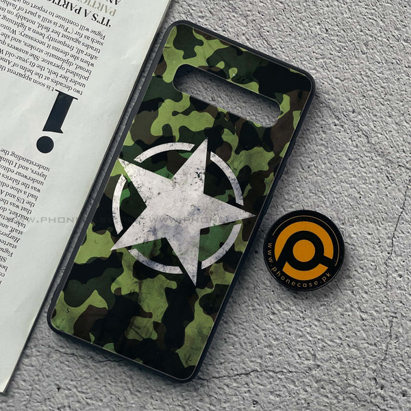 Samsung Galaxy S10 5G - NDCOM - Premium Printed Glass soft Bumper Shock Proof Case