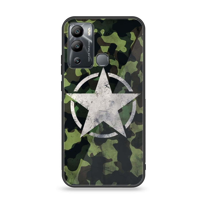 Infinix Hot 12i - NDCOM - Premium Metal Printed soft Bumper Shock Proof Case