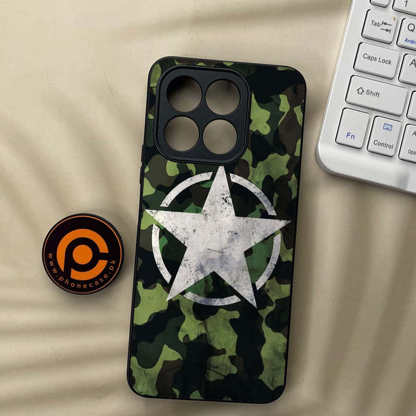 Honor X5b Plus - NDCOM - Premium Metal Printed soft Bumper shock Proof Case